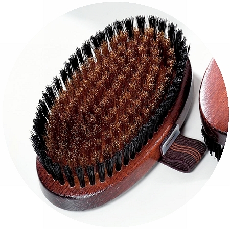 Herm Sprenger Dog Grooming Brush Fine Brass and Perlon Bristles